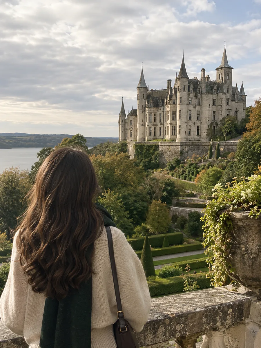 Blick auf Dunrobin Castle